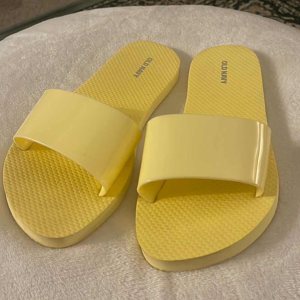 Old Navy Yellow Slides